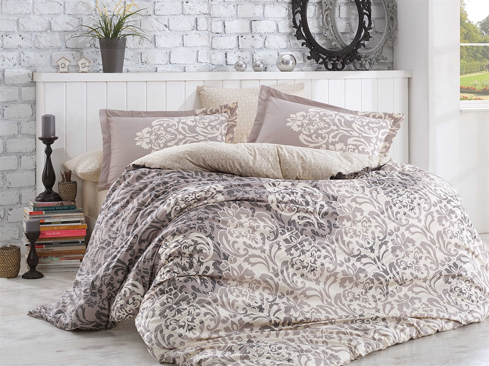 

КПБ HOBBY FLANNEL Serenity серый 200*220/2*50*70
