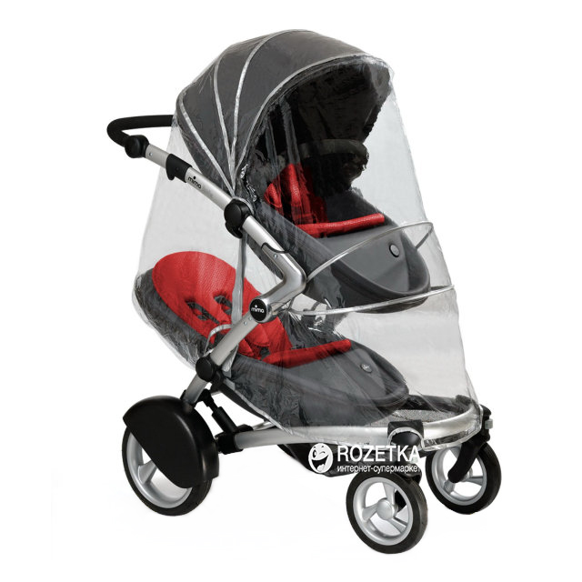 

Дождевик к коляске Mima для двойни Black (7_400)