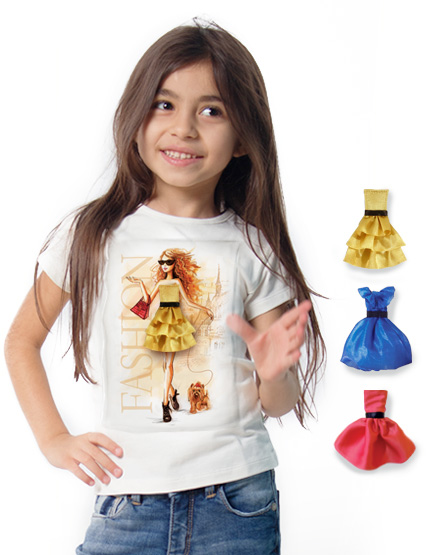

Футболка BiBiClub Fashion Walk 150 см белая
