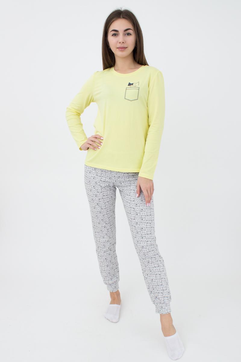 

Комплект (блузка + штаны) GIULIA CATS-PETS 5319/010 M Yellow/grey