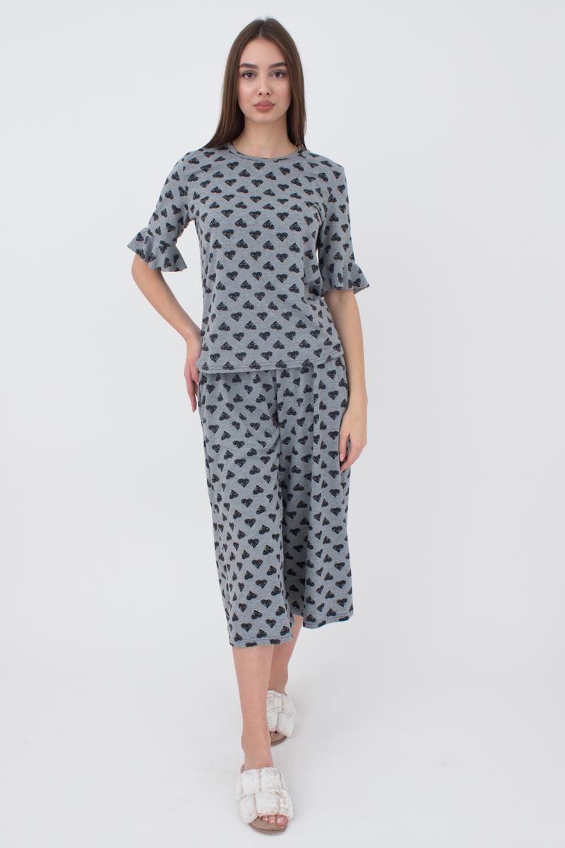 

Комплект (футболка + штаны) GIULIA JE T'AIME 5208/030  Grey, Комплект (футболка + штаны) GIULIA JE T'AIME 5208/030 S Grey