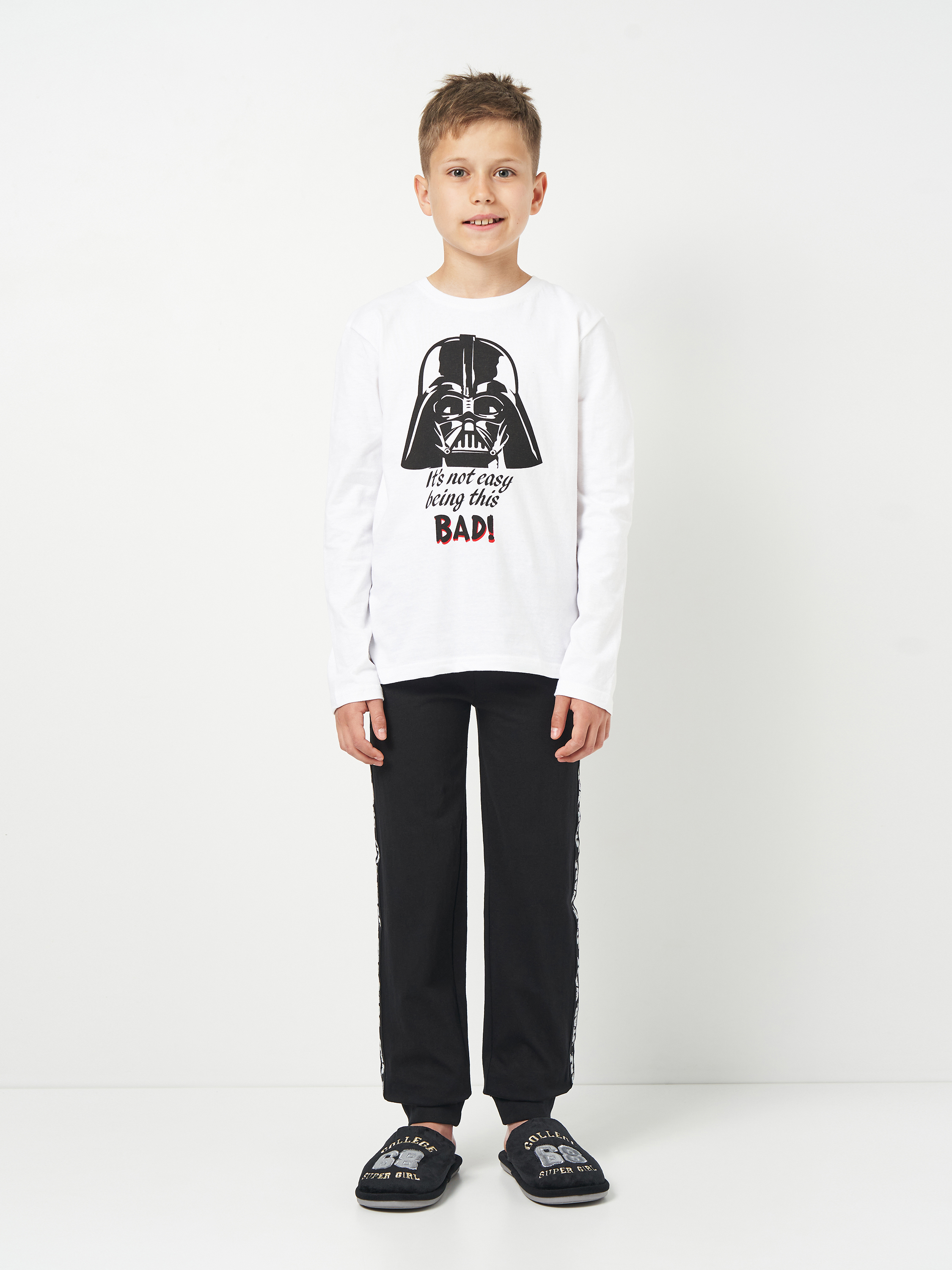 Дитяча піжама для хлопчика Disney StarWars SW 52 04 9850 134 см Білий/Чорний від Rozetka на платформі USKIDKA Акція на Дитяча піжама для хлопчика Disney StarWars SW 52 04 9850 134 см Білий/Чорний від Rozetka