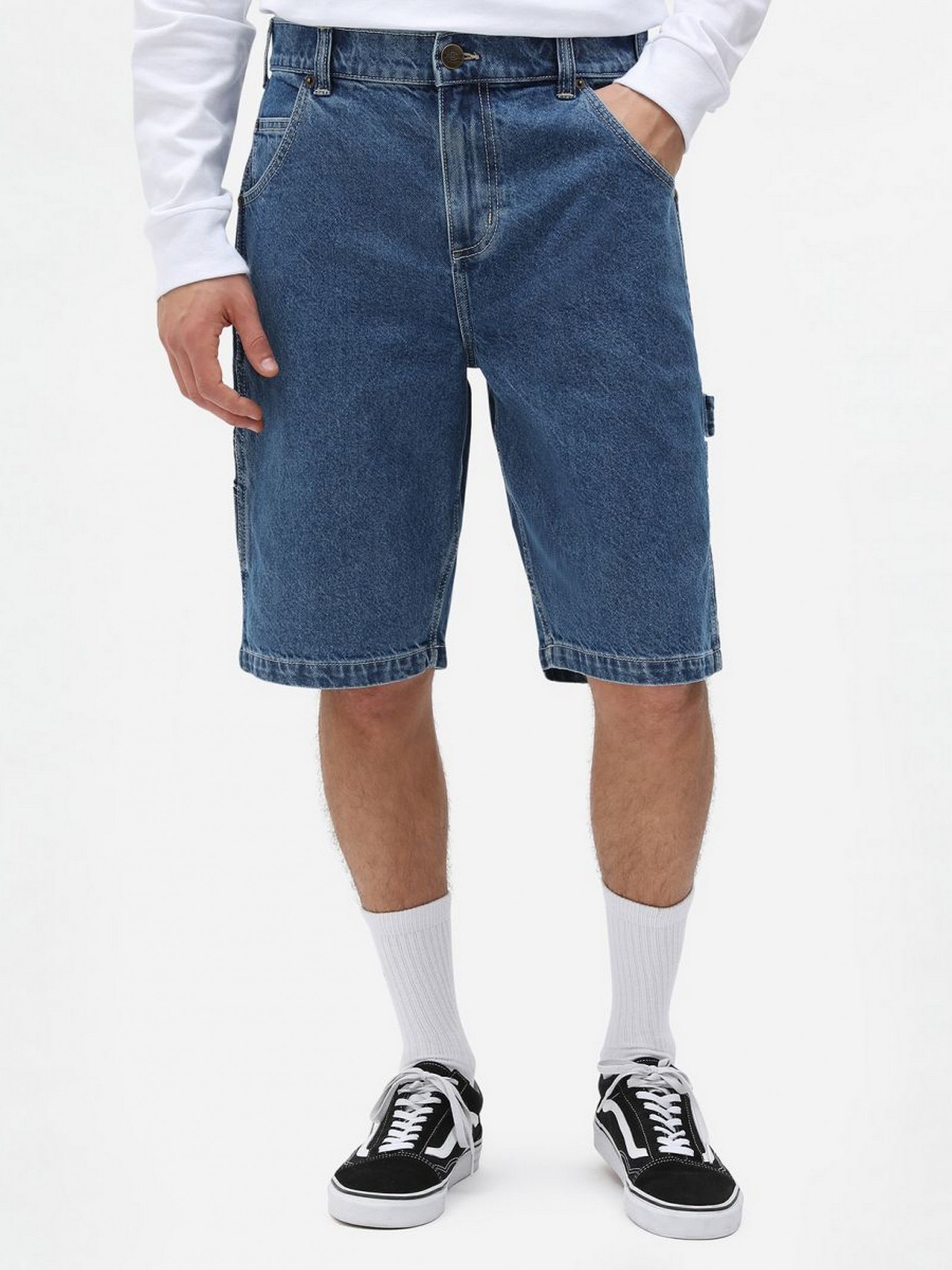 Шорти джинсові довгі чоловічі Dickies DK0A4XCKCLB1 28 Сині від Rozetka на платформі USKIDKA Акція на Шорти джинсові довгі чоловічі Dickies DK0A4XCKCLB1 28 Сині від Rozetka