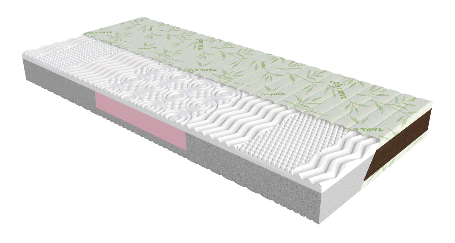

Матрас ЕММ Take&Go Bamboo NeoWhite 140*190 см