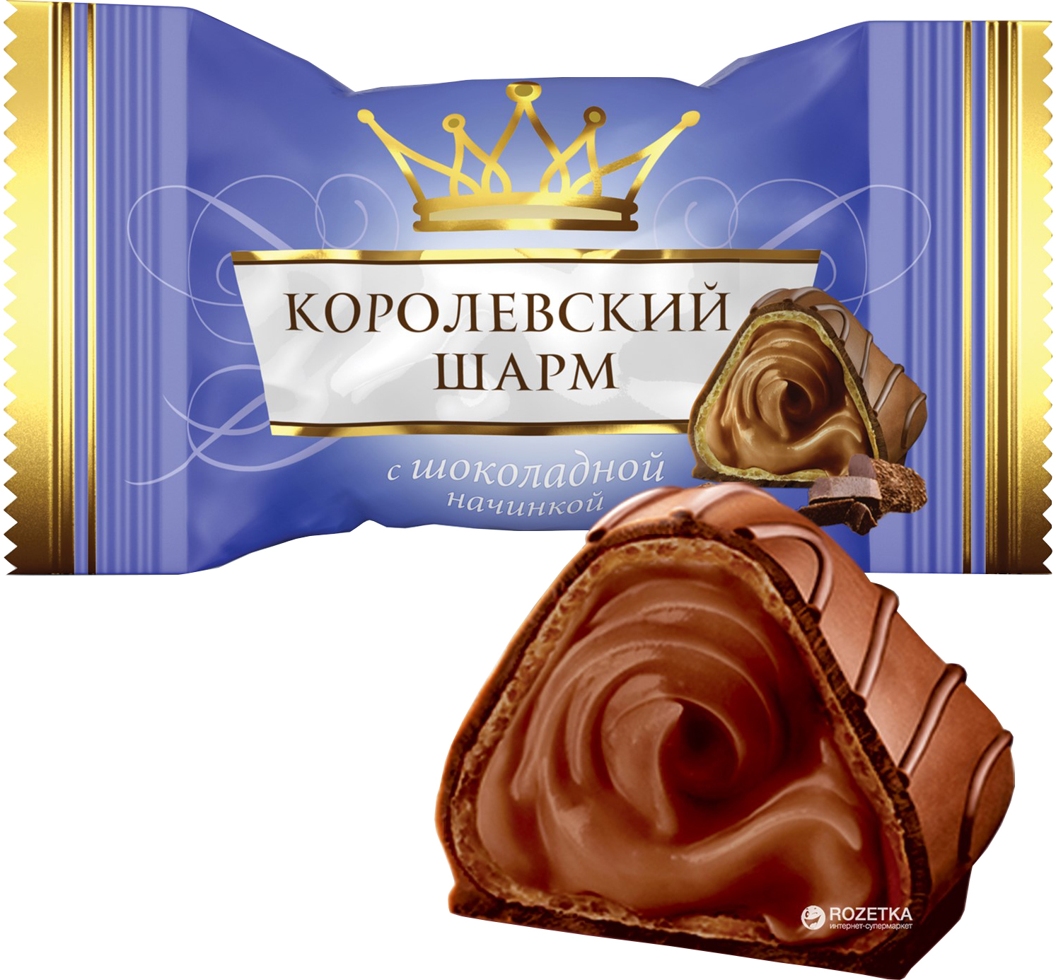 Упаковка конфет АВК Шарм Королевский с шоколадной начинкой 1.3 кг ...