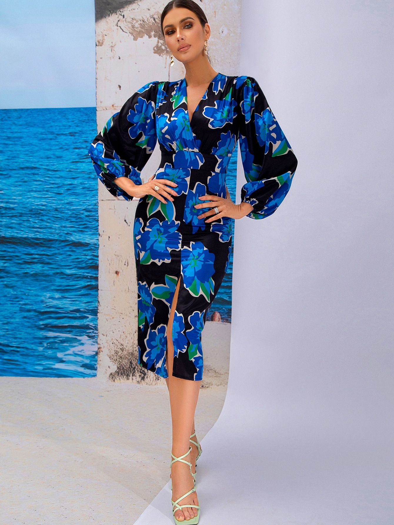 Плаття жіноче SHEIN GD-00105640 S Комбіноване від Rozetka на платформі USKIDKA Акція на Плаття жіноче SHEIN GD-00105640 S Комбіноване від Rozetka
