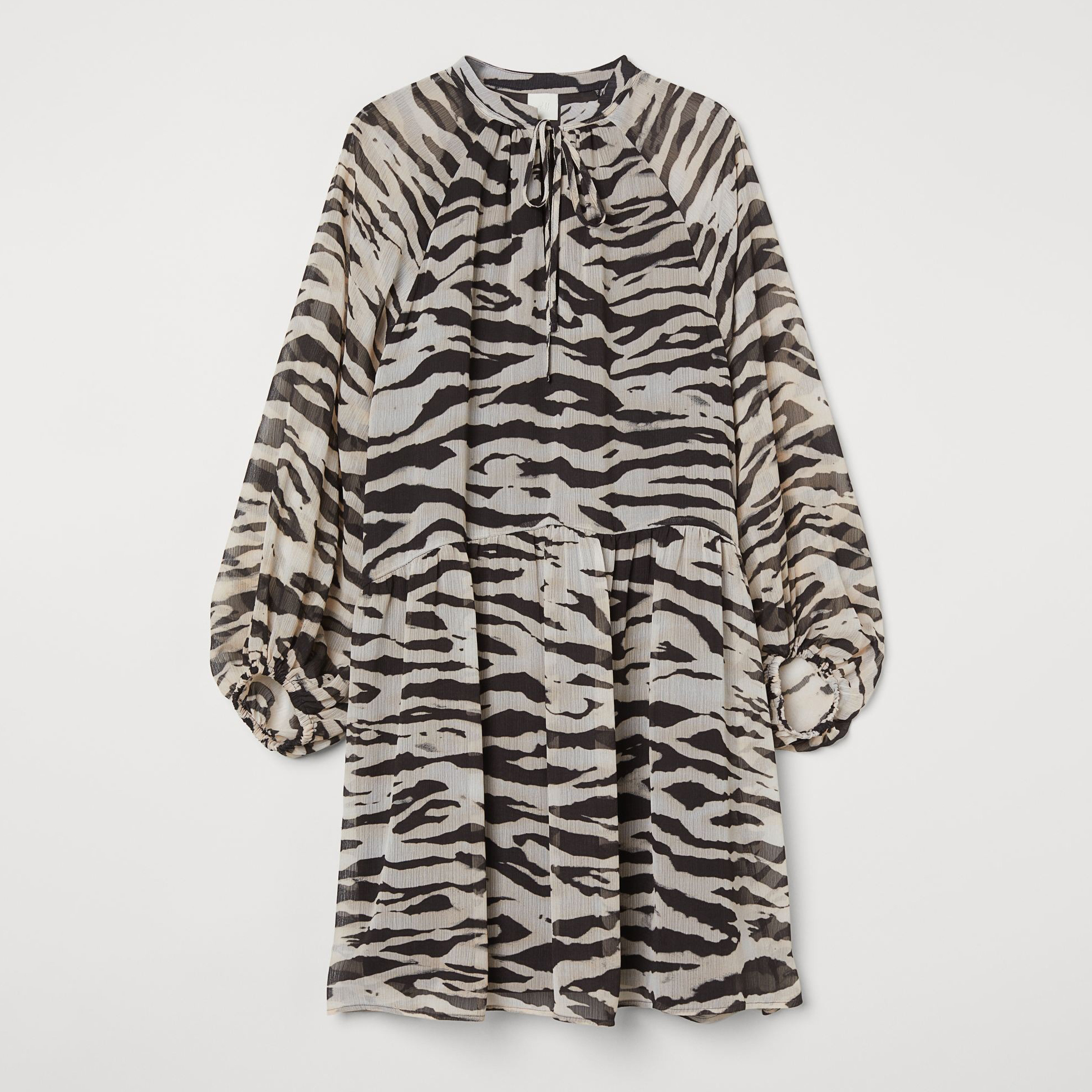 Акція на Сукня жіноча H&M 9508733wer XS Чорна з бежевим від Rozetka