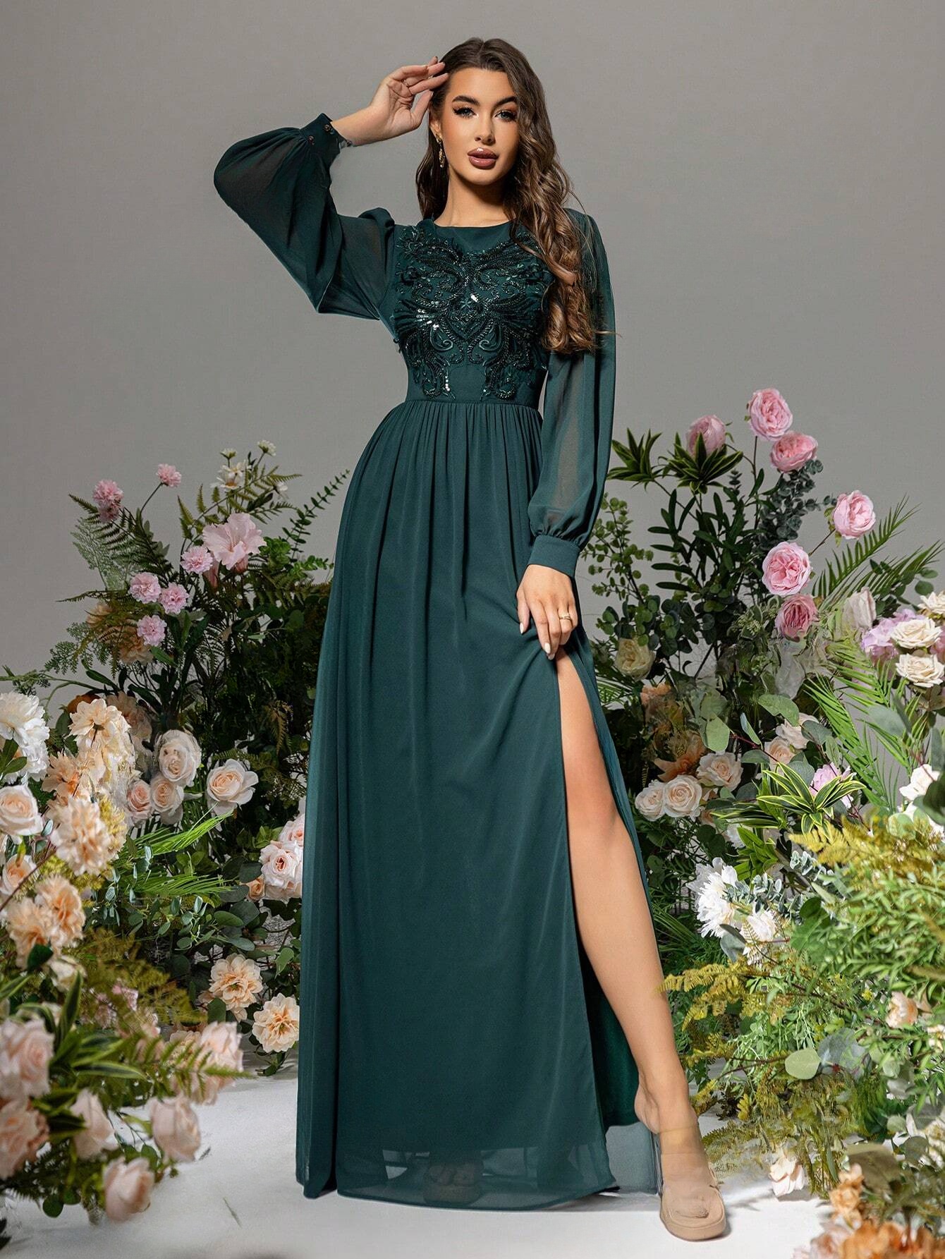 Плаття вечірнє довге літнє жіноче SHEIN GD-00118819 S Смарагдове від Rozetka на платформі USKIDKA Акція на Плаття вечірнє довге літнє жіноче SHEIN GD-00118819 S Смарагдове від Rozetka