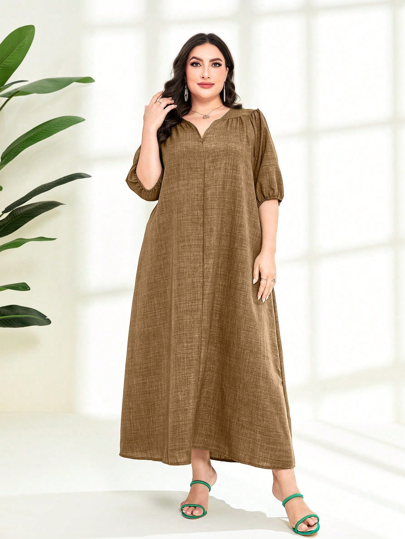 Плаття довге літнє жіноче SHEIN GD-00137053 XL Бежеве від Rozetka на платформі USKIDKA Акція на Плаття довге літнє жіноче SHEIN GD-00137053 XL Бежеве від Rozetka