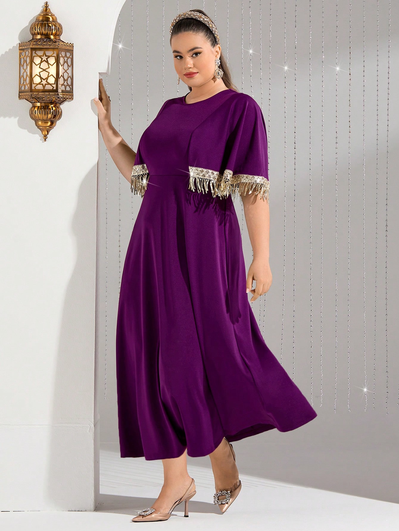 Плаття вечірнє міді літнє жіноче SHEIN GD-00137096 XL Пурпурове від Rozetka на платформі USKIDKA Акція на Плаття вечірнє міді літнє жіноче SHEIN GD-00137096 XL Пурпурове від Rozetka