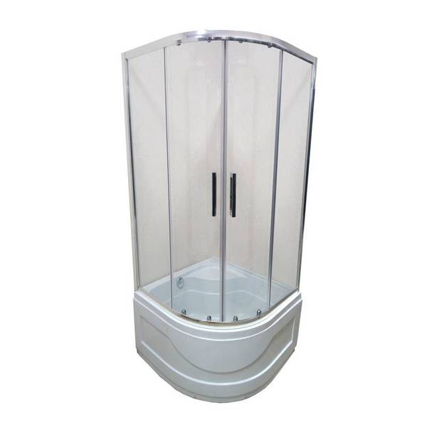 

Душова кабіна VERONIS KV-3-80 80х80х195 прозоре скло