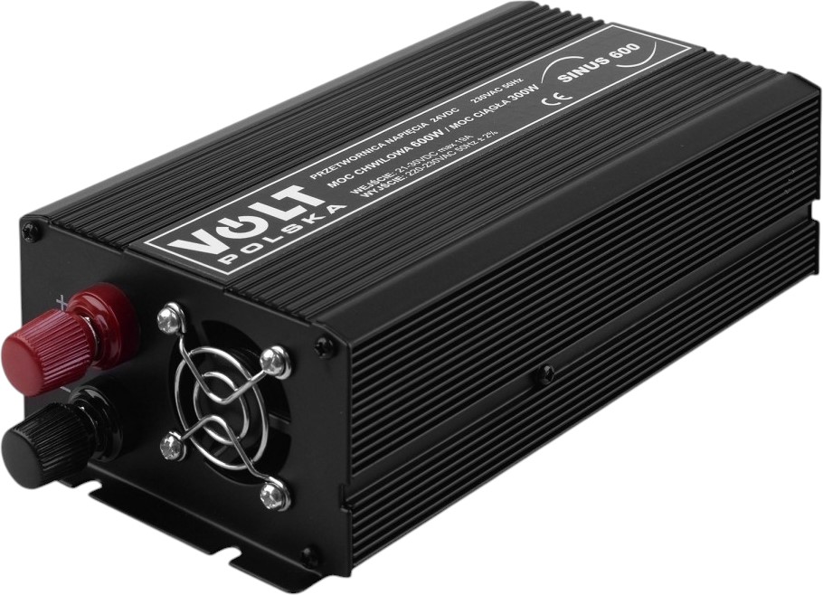 фото Преобразователь (инвертор) DC-AC Volt Polska Sinus 600 24V/230V 300W/600W (3SIP060024)