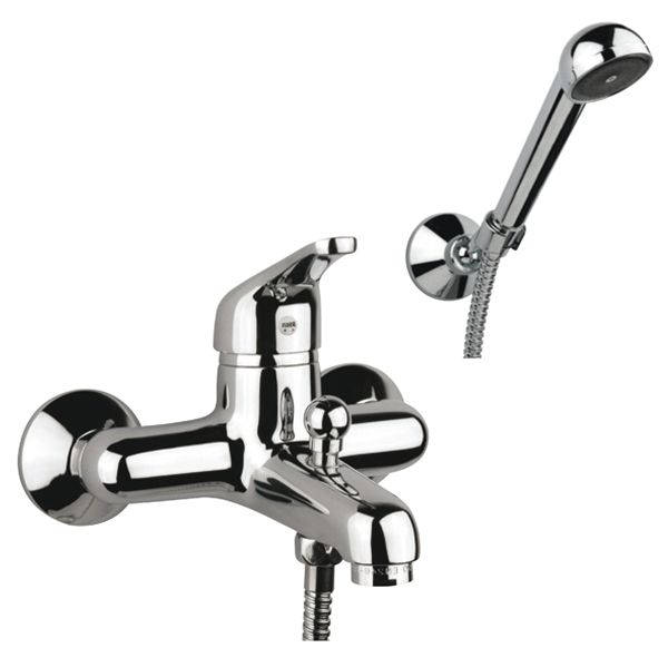 

Змішувач для ванни Santan KING 39CR1000 з душовим гарнітуром