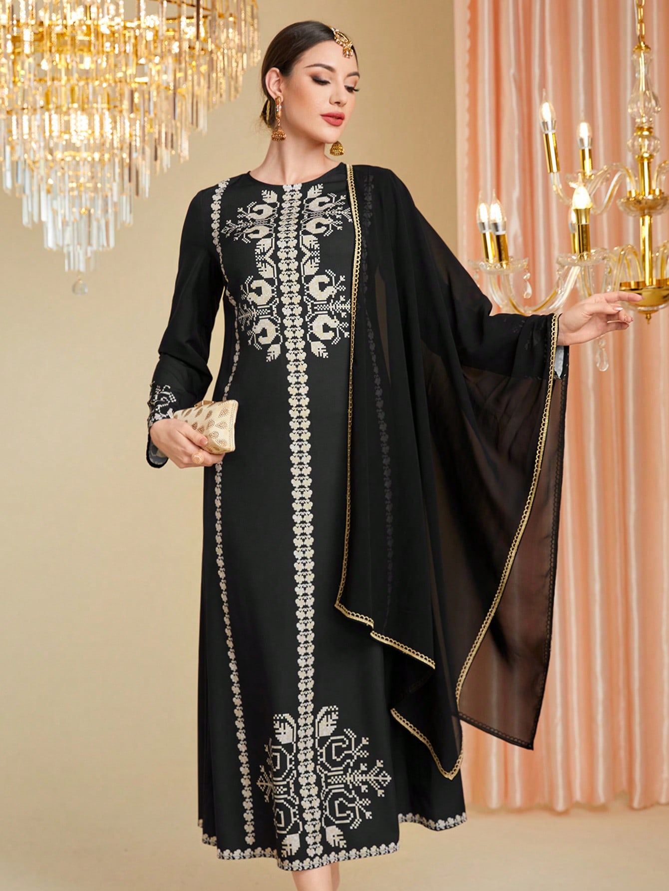 Плаття вечірнє довге осіннє жіноче SHEIN GD-00143824 L Чорне від Rozetka на платформі USKIDKA Акція на Плаття вечірнє довге осіннє жіноче SHEIN GD-00143824 L Чорне від Rozetka