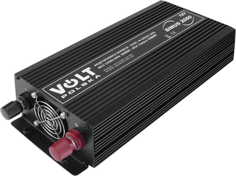 фото Перетворювач (інвертор) DC-AC Volt Polska Sinus 2000 12V/230V 1000W/2000W (3SIP200012)