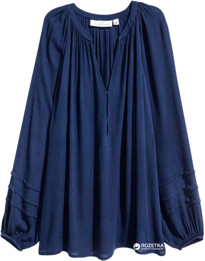 

Блузка H&M XAZ045301LOEA XS Темно-синяя