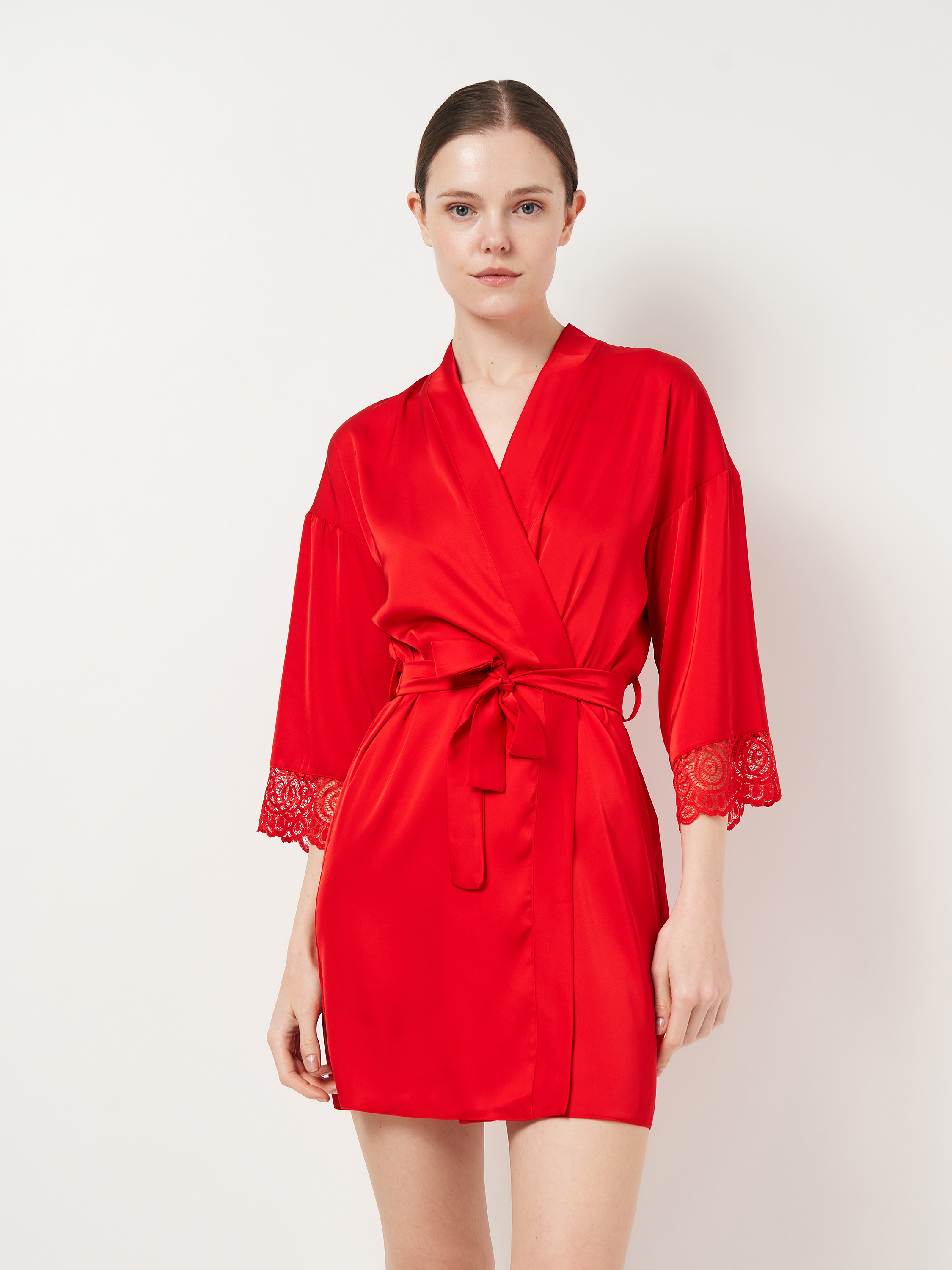 Халат жіночий великого розміру Martelle Lingerie M-201 42 (XL) Червоний від Rozetka на платформі USKIDKA Акція на Халат жіночий великого розміру Martelle Lingerie M-201 42 (XL) Червоний від Rozetka