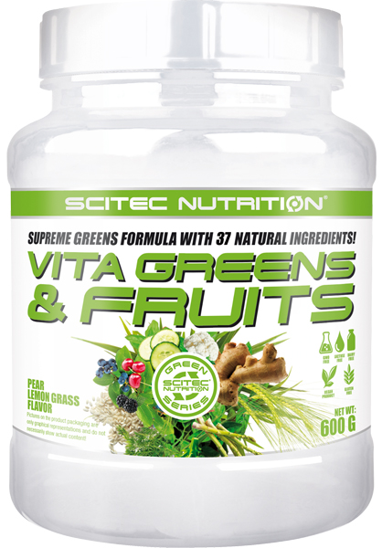 

Витамины VITA GREENS & FRUITS 600 g SCITEC NUTRITION Груша - лимонная трава