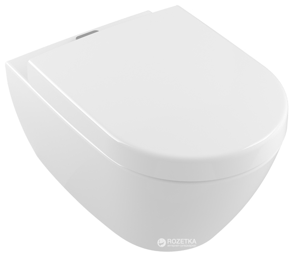 

Унитаз VILLEROY & BOCH Subway 2.0 5614A101 ViFresh с сиденьем Soft Close 9M68S101