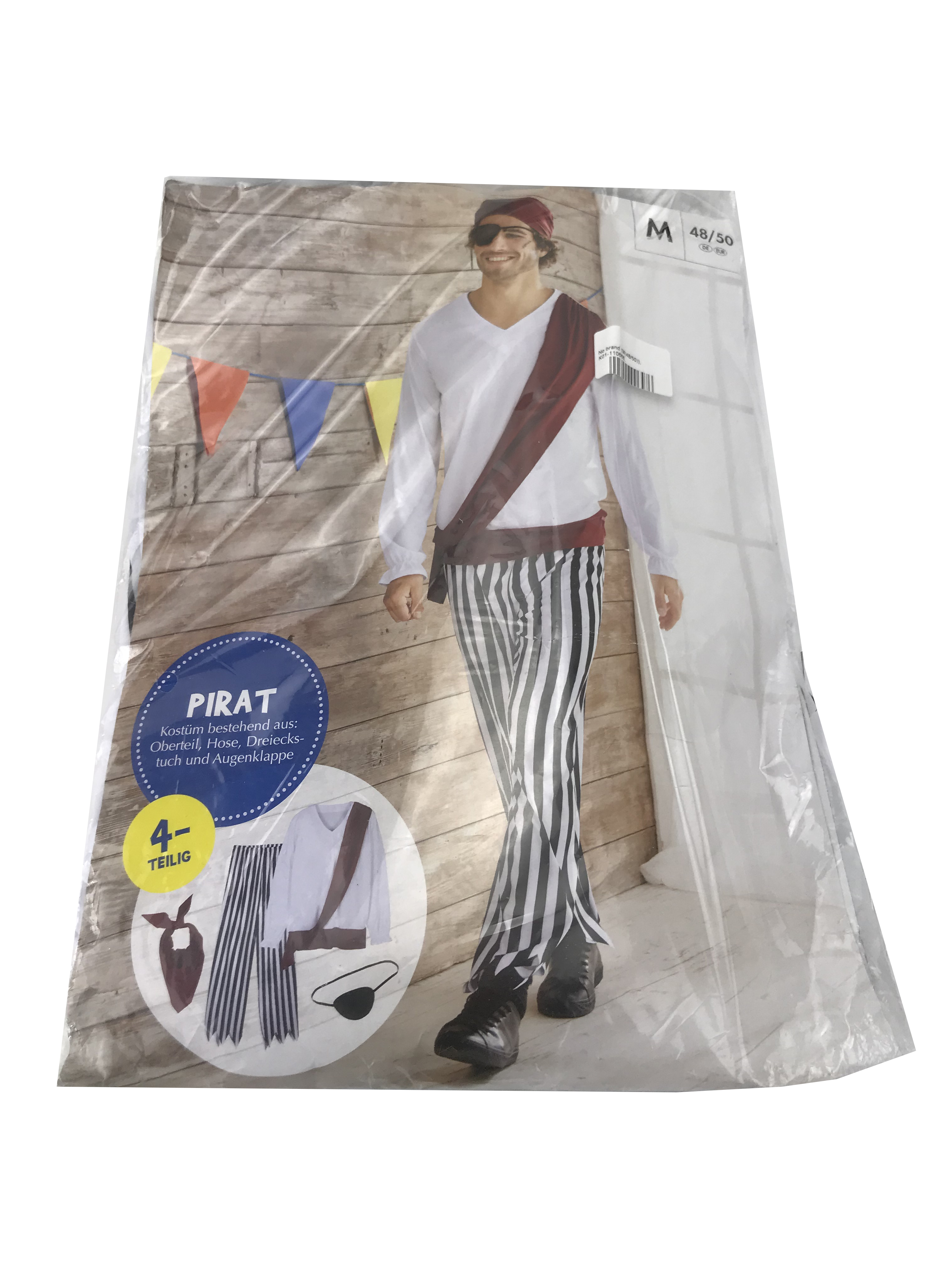

Костюм пирата Lidl L(52/54) бордовый-белый K01-110666