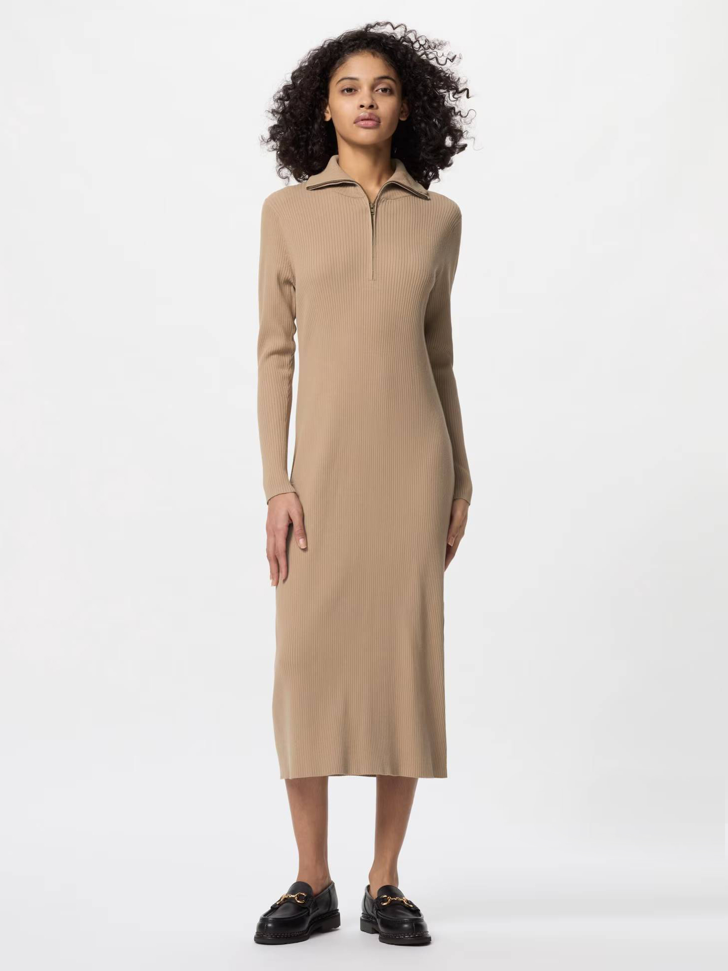 Сукня міді осіння жіноча Uniqlo 495829392 XL Бежева від Rozetka на платформі USKIDKA Акція на Сукня міді осіння жіноча Uniqlo 495829392 XL Бежева від Rozetka