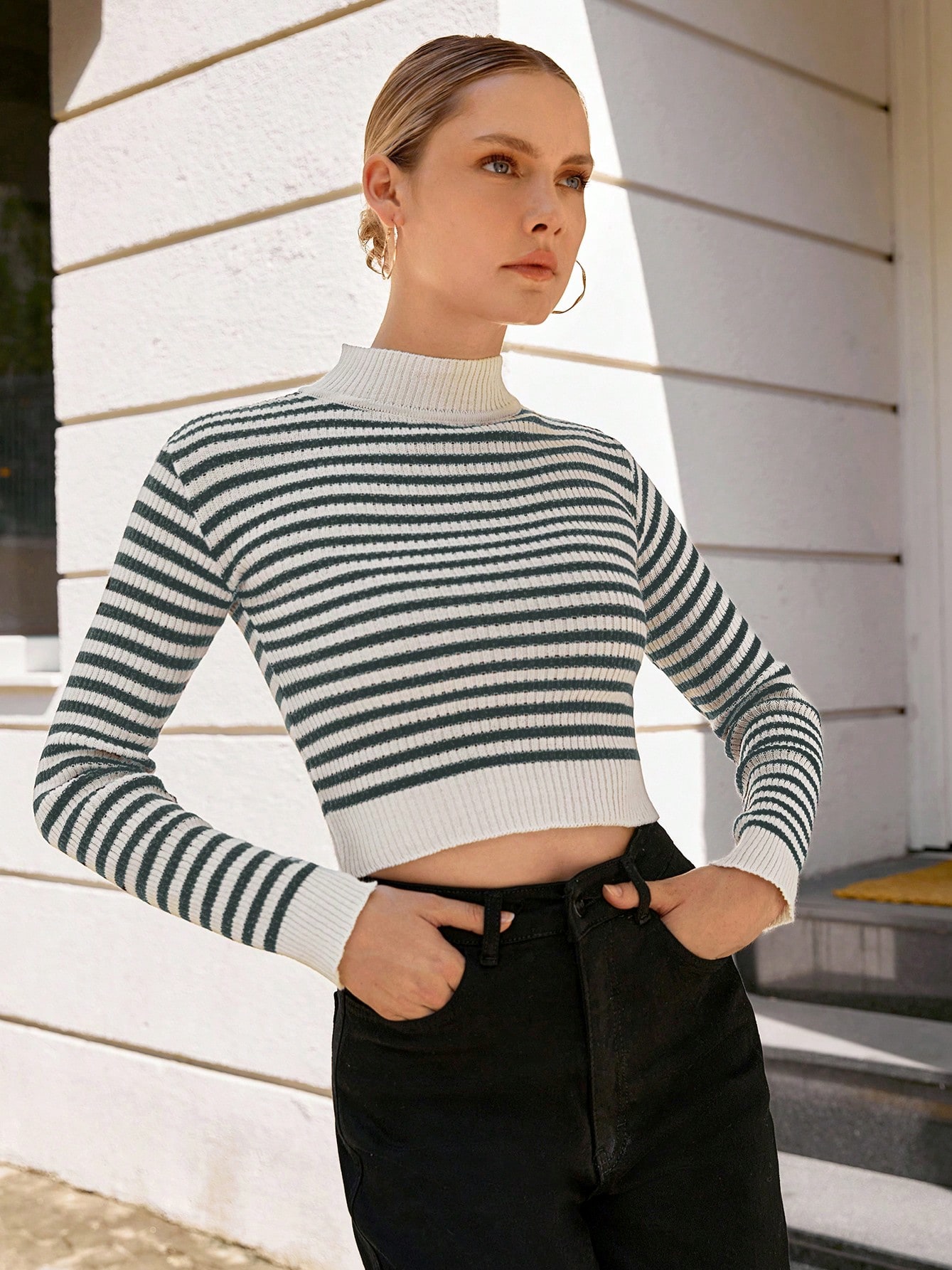Светр жіночий SHEIN GD-00156715 One Size Темно-зелений від Rozetka на платформі USKIDKA Акція на Светр жіночий SHEIN GD-00156715 One Size Темно-зелений від Rozetka