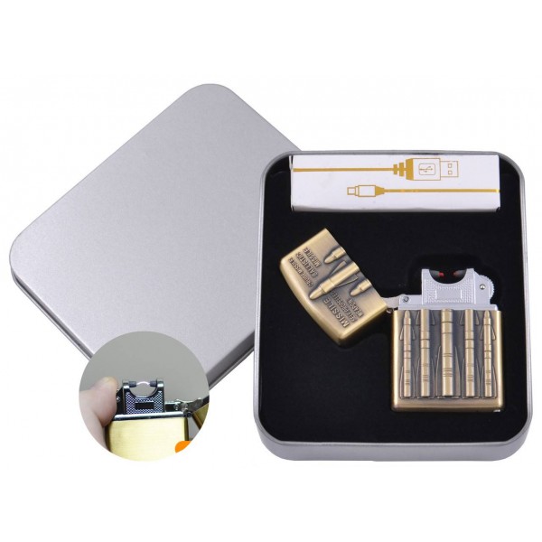 

Электроимпульсная зажигалка в подарочной упаковке Ракета (USB) №XT-4886-3