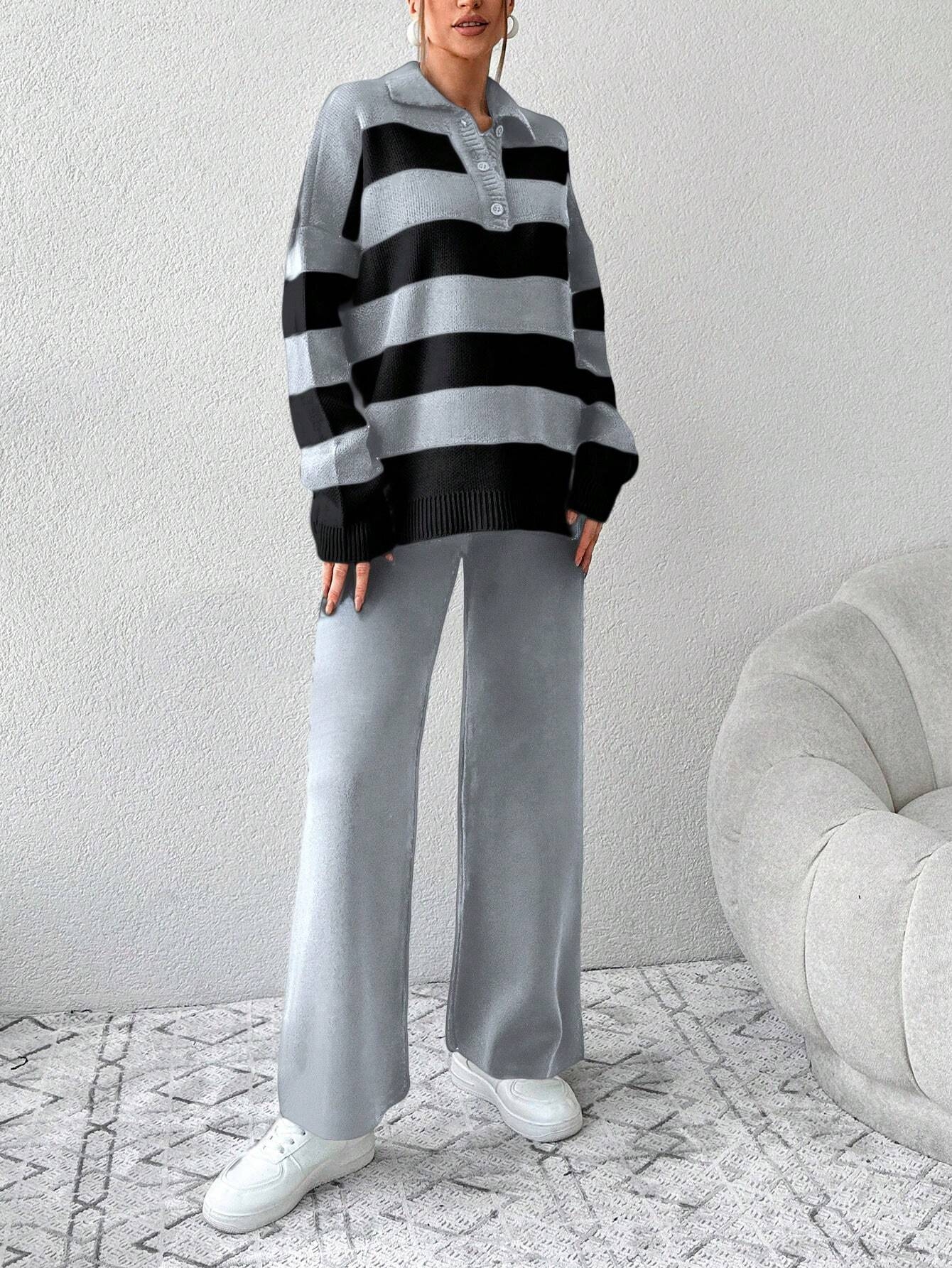 Костюм жіночий SHEIN GD-00103713 One Size Сірий від Rozetka на платформі USKIDKA Акція на Костюм жіночий SHEIN GD-00103713 One Size Сірий від Rozetka