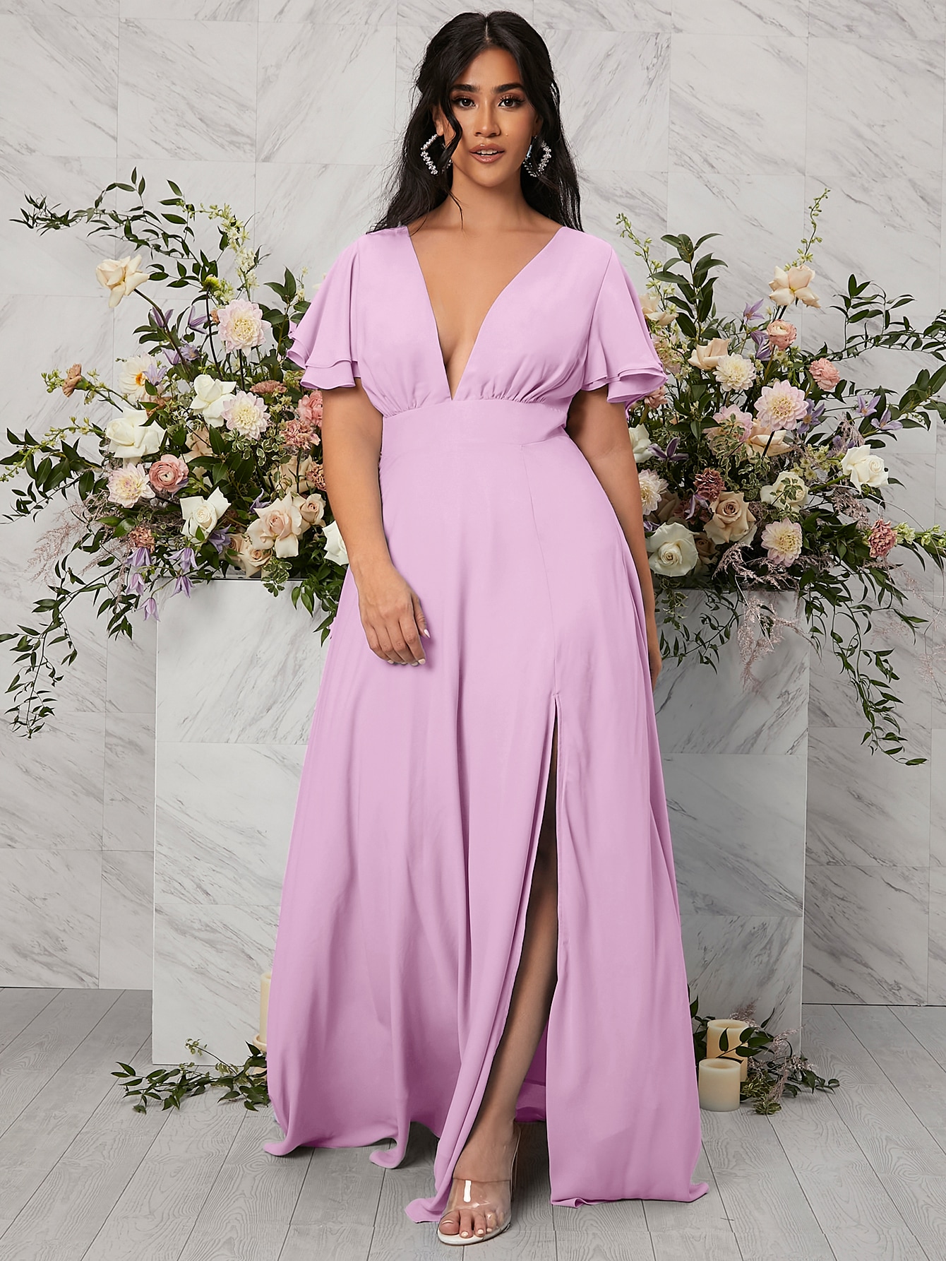 Сукня вечірня довга жіноча SHEIN GD-00158156 XL Лілова від Rozetka на платформі USKIDKA Акція на Сукня вечірня довга жіноча SHEIN GD-00158156 XL Лілова від Rozetka