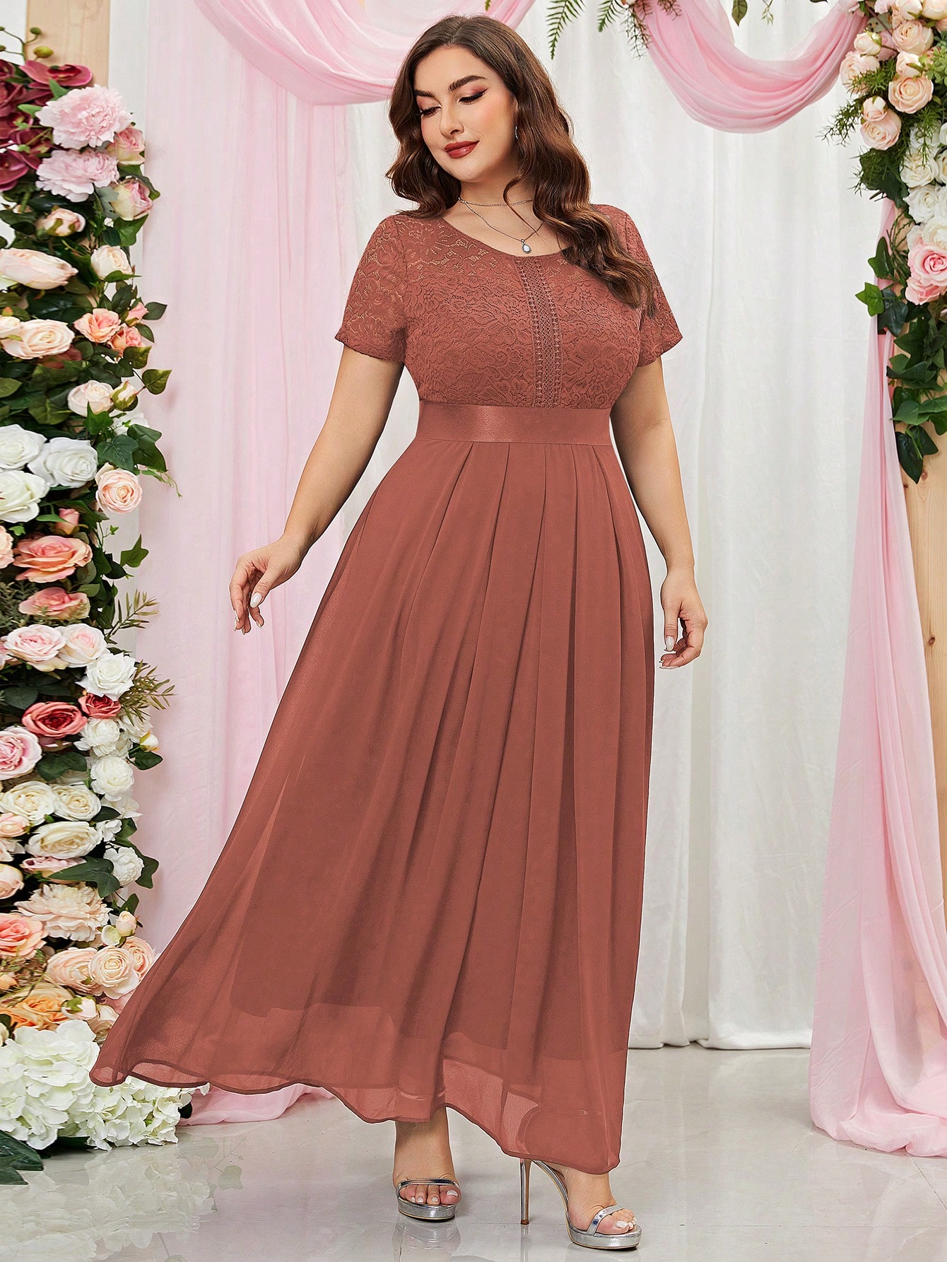 Сукня літня жіноча SHEIN GD-00165015 2XL Теракотова від Rozetka на платформі USKIDKA Акція на Сукня літня жіноча SHEIN GD-00165015 2XL Теракотова від Rozetka