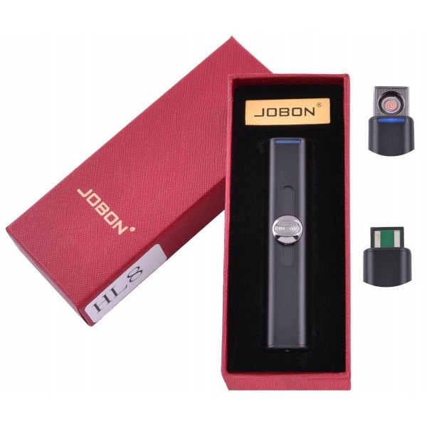 

USB зажигалка в подарочной упаковке Jobon (Спираль накаливания) №HL-8 Black