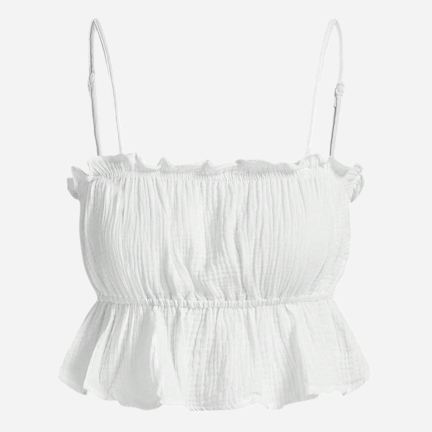 Топ жіночий SHEIN GD-00167340 XL Білий від Rozetka на платформі USKIDKA Акція на Топ жіночий SHEIN GD-00167340 XL Білий від Rozetka