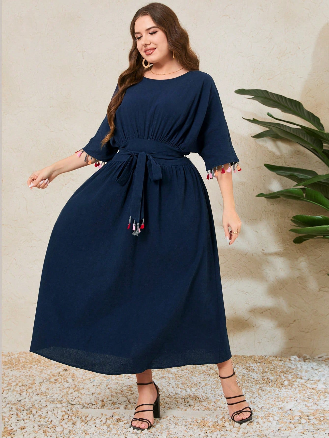 Сукня жіноча SHEIN GD-00157153 XL Темно-синя від Rozetka на платформі USKIDKA Акція на Сукня жіноча SHEIN GD-00157153 XL Темно-синя від Rozetka