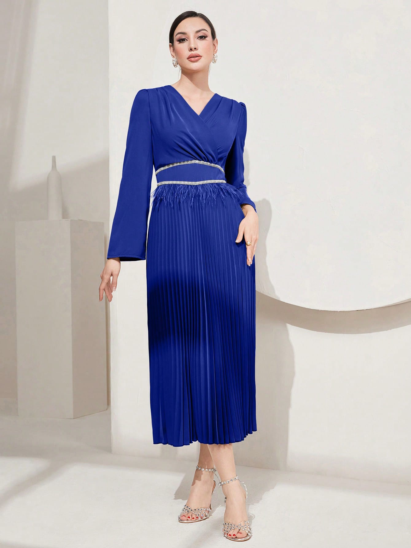 Сукня жіноча SHEIN GD-00158923 M Синя від Rozetka на платформі USKIDKA Акція на Сукня жіноча SHEIN GD-00158923 M Синя від Rozetka