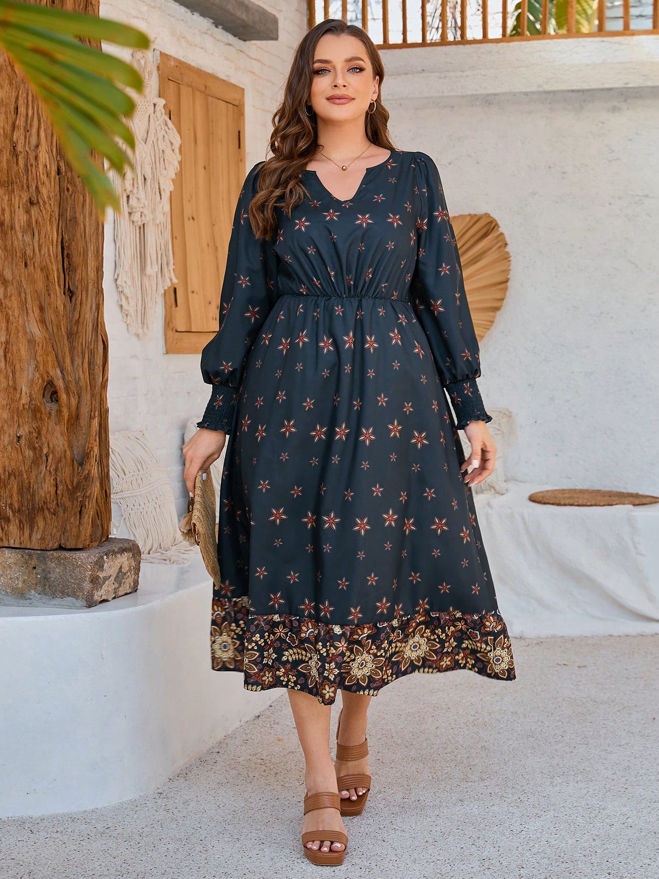 Сукня жіноча SHEIN GD-00160749 4XL Темно-синя від Rozetka на платформі USKIDKA Акція на Сукня жіноча SHEIN GD-00160749 4XL Темно-синя від Rozetka