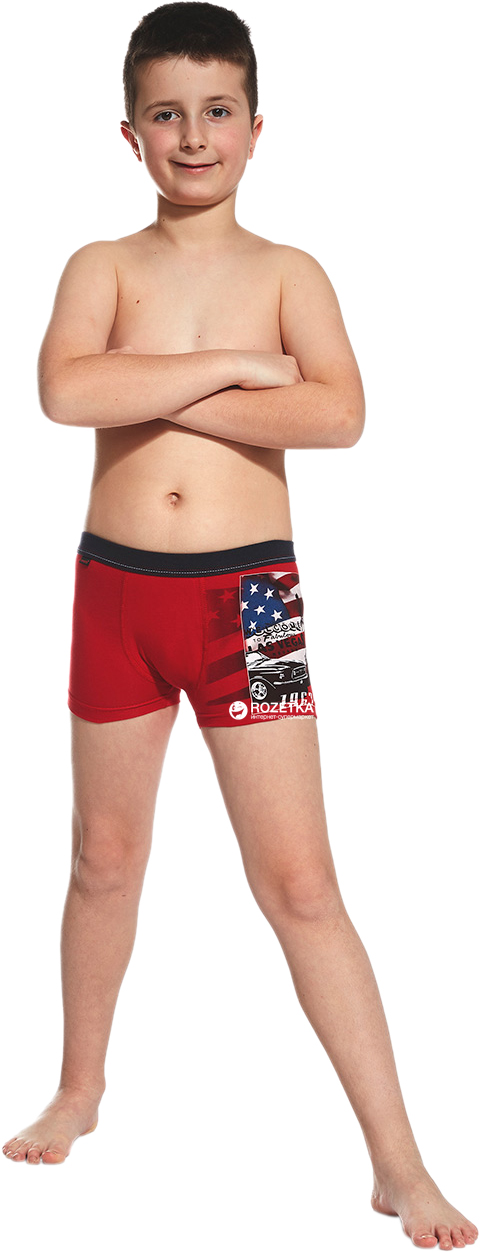 

Трусы-шорты Cornette 700 Young 52 America 134-140 см Красные