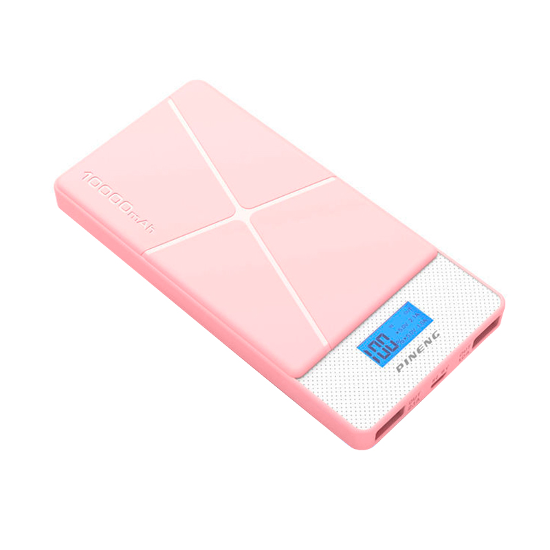 

Внешний аккумулятор Power Bank Pineng PN-983s 10000 mAh Pink
