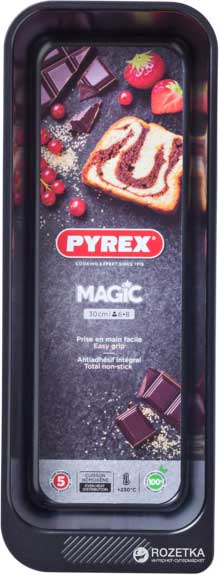 

Форма прямоугольная прямоугольная для кекса Pyrex Magic 30 х 12 см