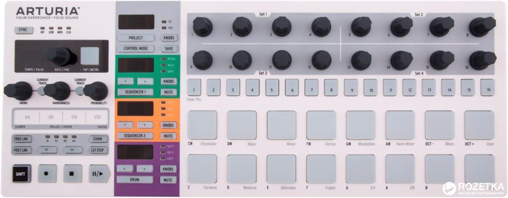 

Arturia BeatStep Pro + кабель CV/Gate (32-5-8-4)