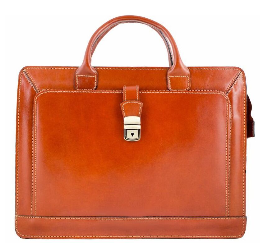 

Женская кожаная сумка-портфель Bottega Carele BC802-3