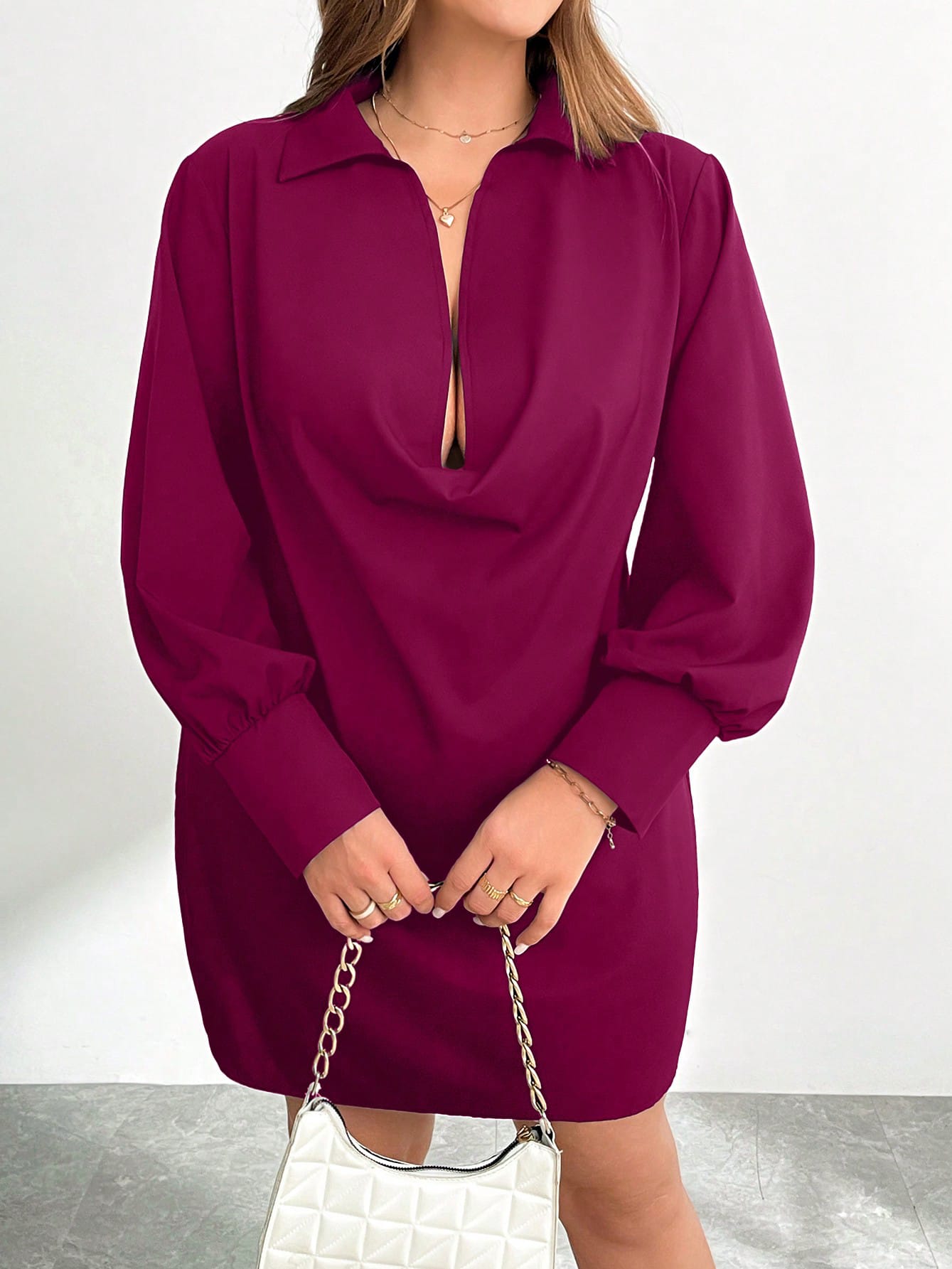 Сукня осіння жіноча SHEIN GD-00207907 1XL Бордова від Rozetka на платформі USKIDKA Акція на Сукня осіння жіноча SHEIN GD-00207907 1XL Бордова від Rozetka