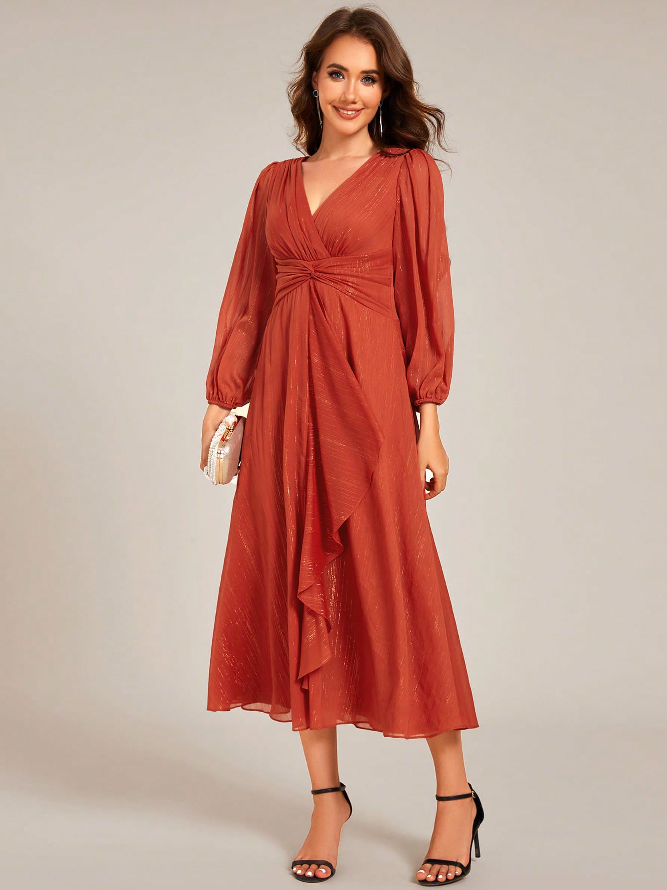 Сукня осіння жіноча SHEIN GD-00208299 2XL Помаранчева від Rozetka на платформі USKIDKA Акція на Сукня осіння жіноча SHEIN GD-00208299 2XL Помаранчева від Rozetka