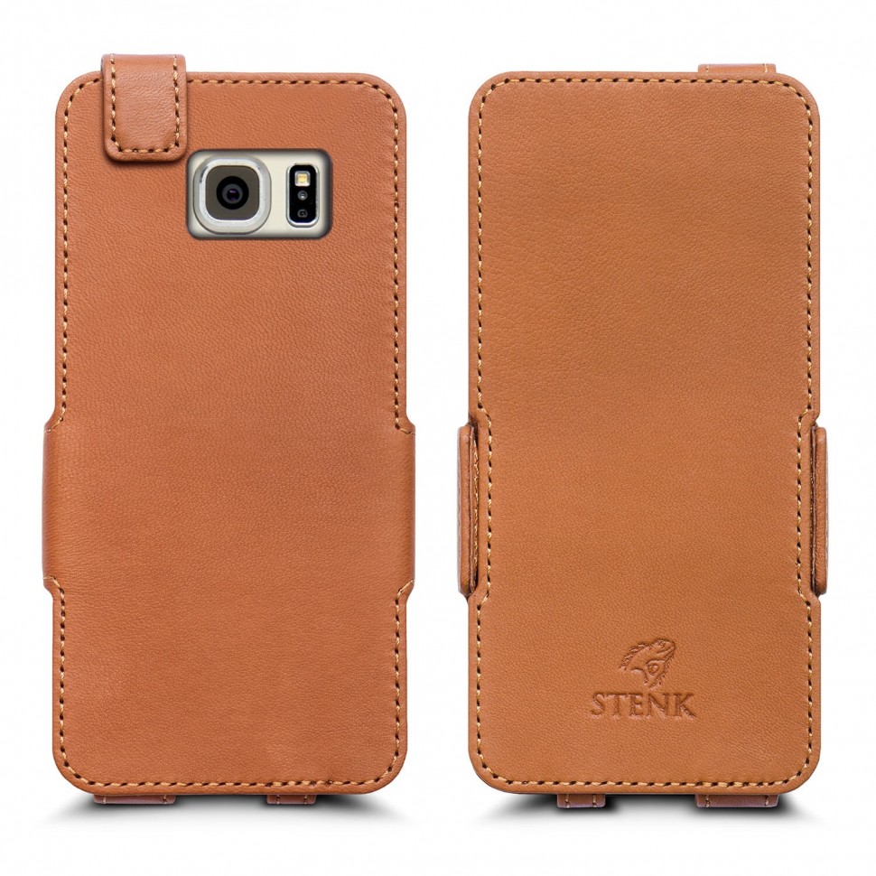 

Чехол флип Stenk Prime для Samsung Galaxy S6 (SM G920F) Camel