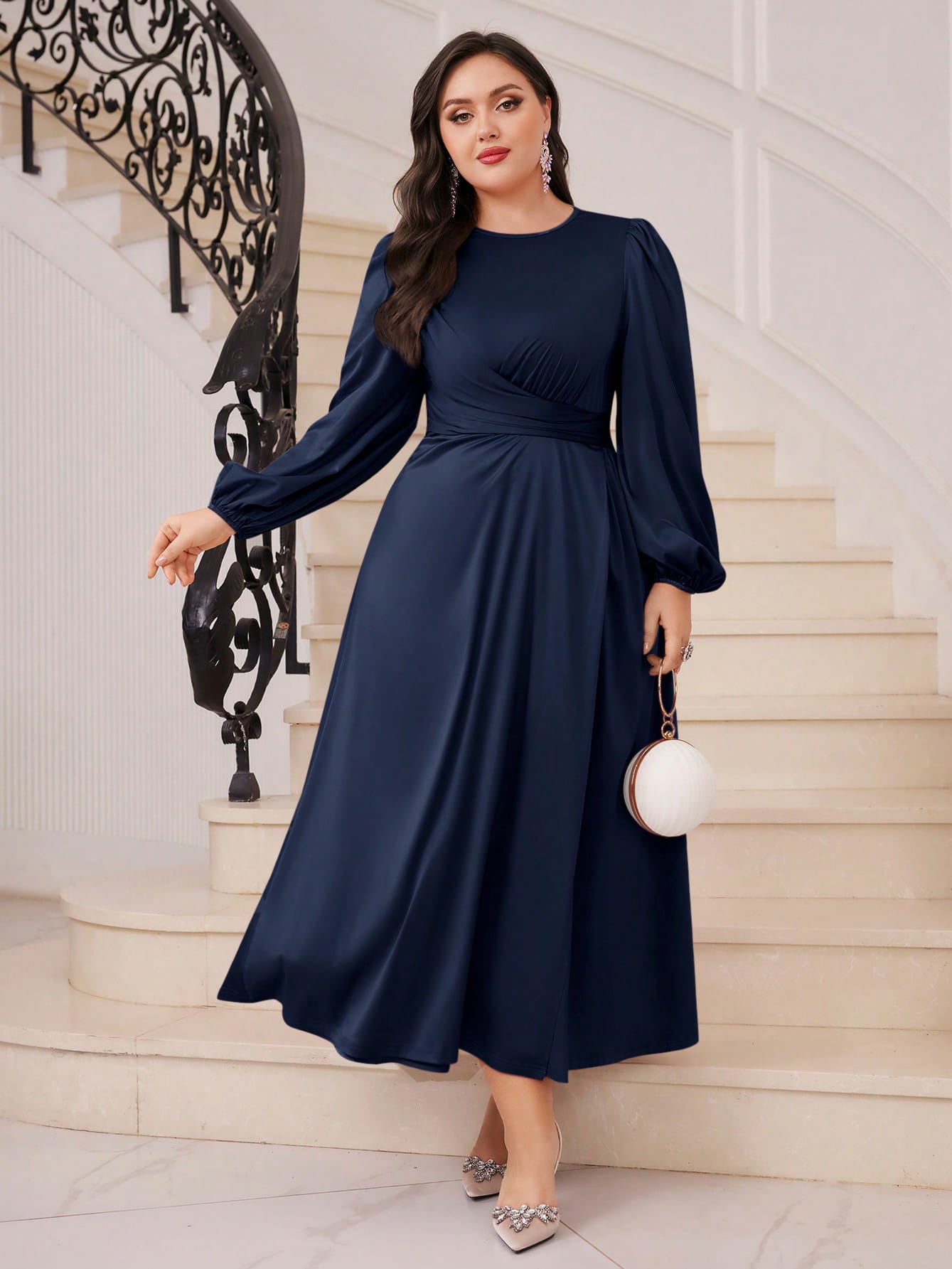 Сукня осіння жіноча SHEIN GD-00211317 1XL Темно-синя від Rozetka на платформі USKIDKA Акція на Сукня осіння жіноча SHEIN GD-00211317 1XL Темно-синя від Rozetka