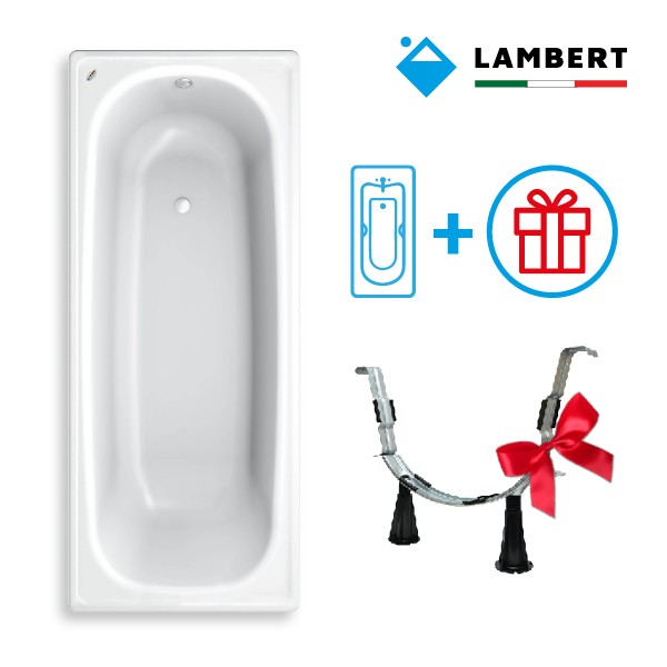 

Комплект Ванна Lambert Grigio 170x70 с ножками Lambert
