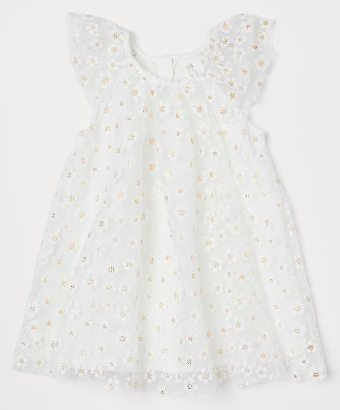 

Платье H&M 0814091-1 86 см Белое (2000001790380)