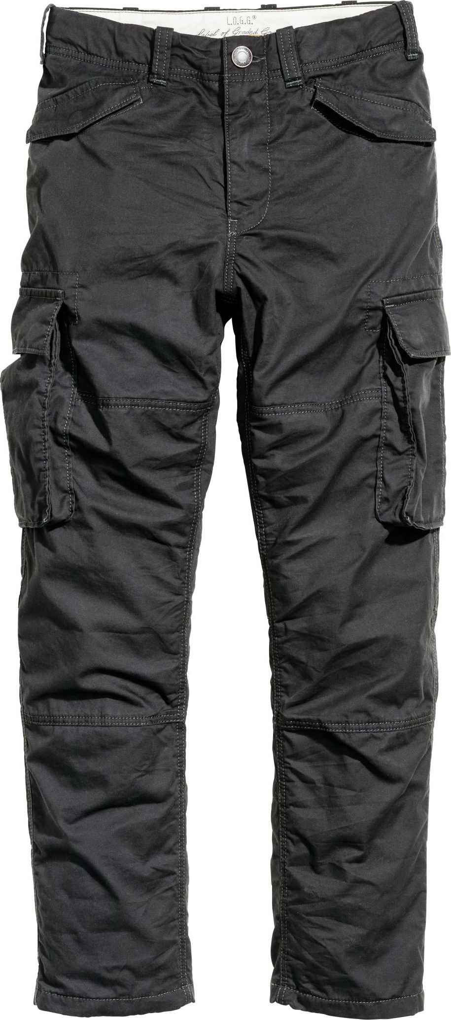 

Брюки H&M 0404760-4 170 см Темно-серые (2000001794326)