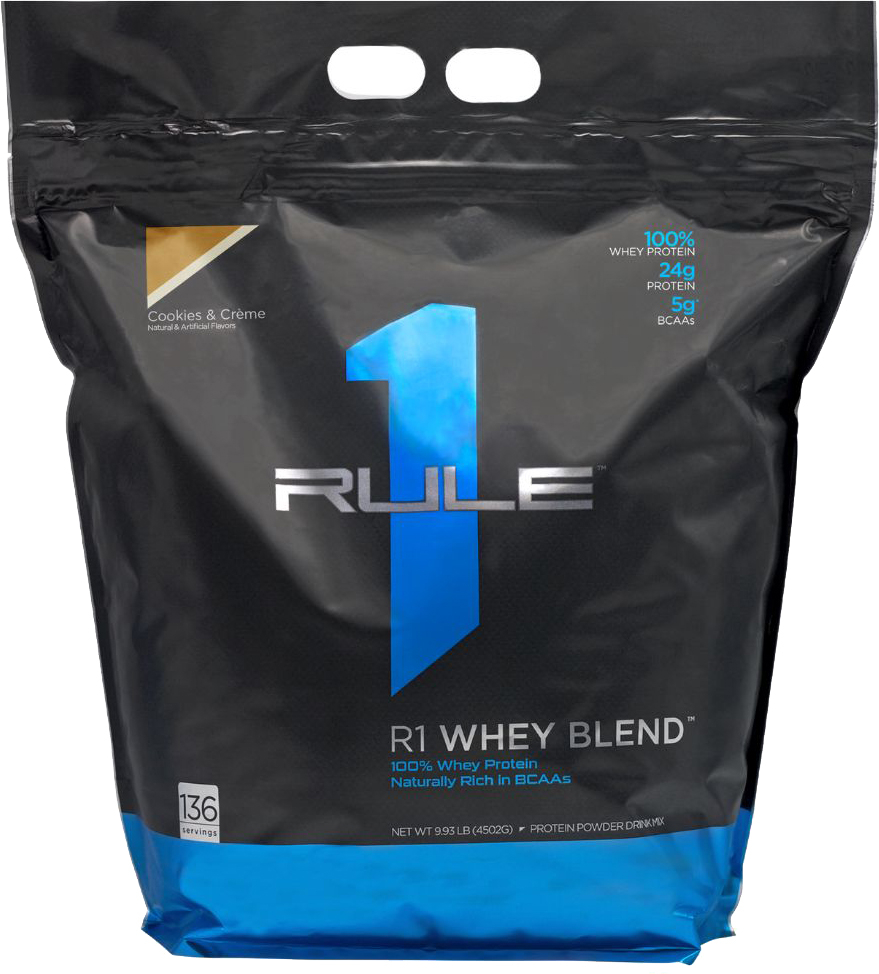 

Протеин R1 (Rule One) Whey Blend 4.6 кг Cookies & cream (837234108475)