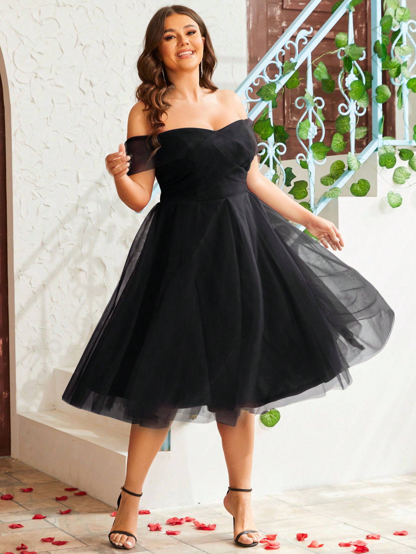 Сукня вечірня міді літня жіноча SHEIN GD-00196145 0XL Чорна від Rozetka на платформі USKIDKA Акція на Сукня вечірня міді літня жіноча SHEIN GD-00196145 0XL Чорна від Rozetka