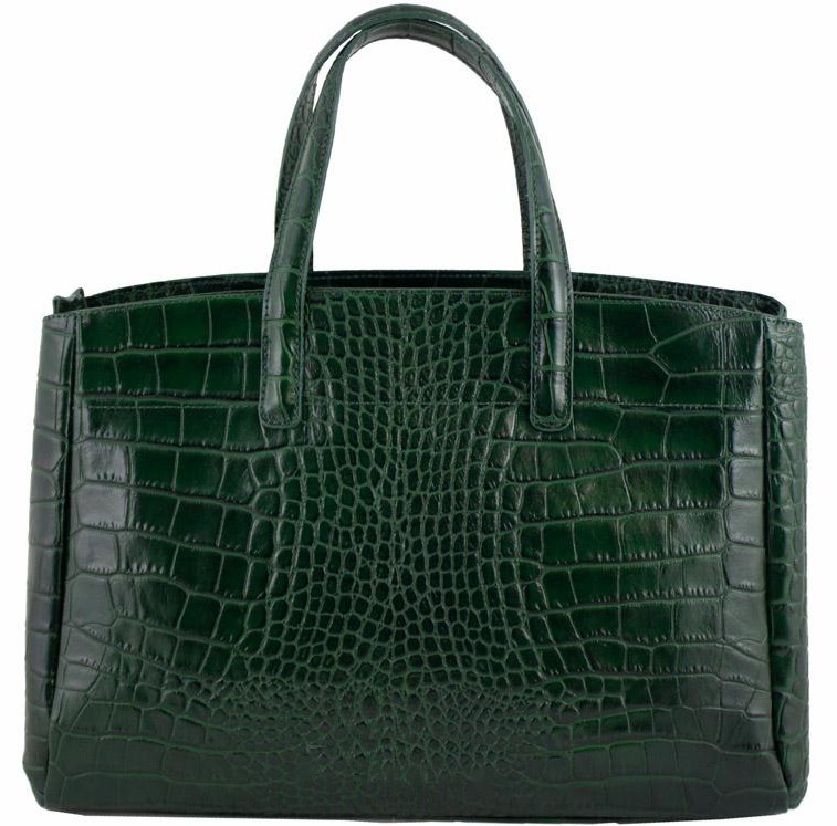 

Женская кожаная сумка Italian bags DB8864 green